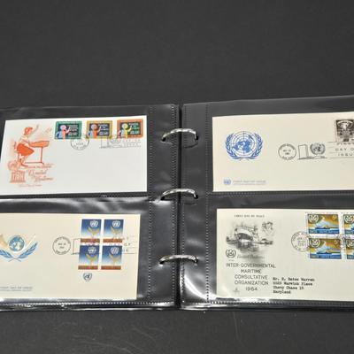 LOT 91: Mystic's First Day Cover Society Album, Mostly Filled