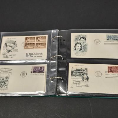 LOT 92: First Day Covers Album , Filled
