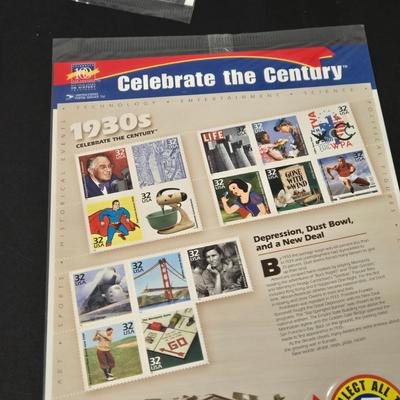 LOT 95: Mint Sets of Commemorative Stamps and More