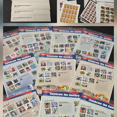 LOT 95: Mint Sets of Commemorative Stamps and More
