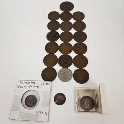 LOT 109: Antique U.S. and International Coins