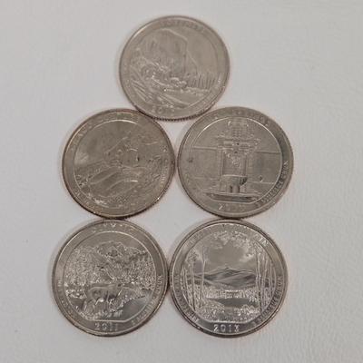 LOT 110: State and National Park Quarter Collection