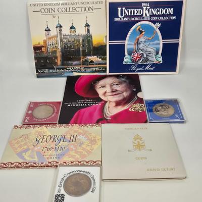LOT 111: United Kingdom, Vatican Coins and More