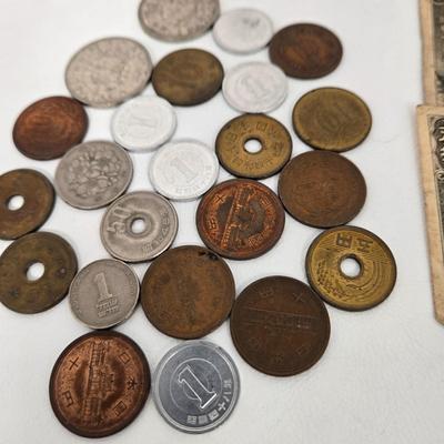 LOT 112: Coins and Bills From All Over the World
