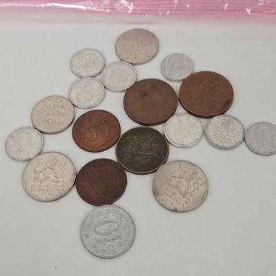 LOT 112: Coins and Bills From All Over the World