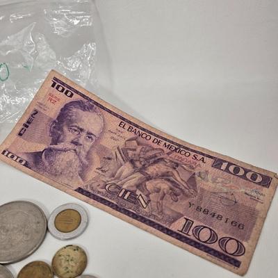 LOT 112: Coins and Bills From All Over the World