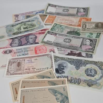 LOT 112: Coins and Bills From All Over the World
