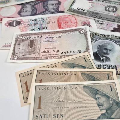 LOT 112: Coins and Bills From All Over the World