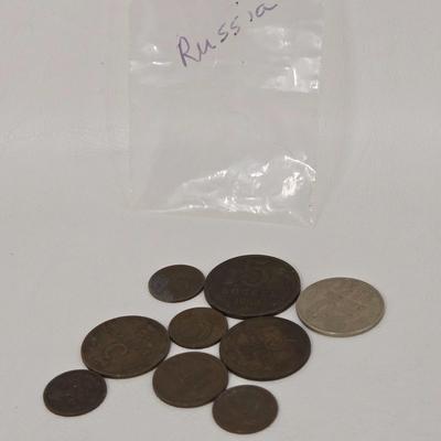 LOT 112: Coins and Bills From All Over the World
