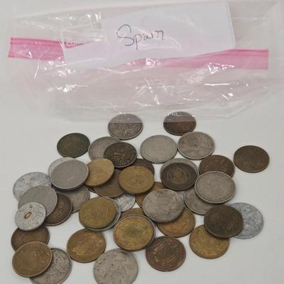 LOT 112: Coins and Bills From All Over the World