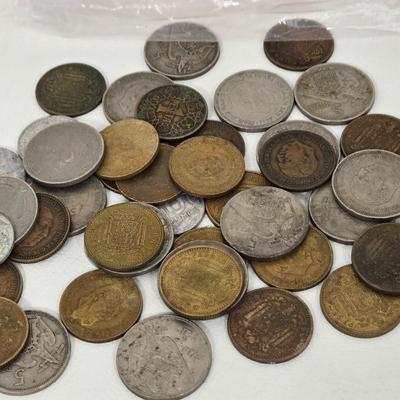 LOT 112: Coins and Bills From All Over the World