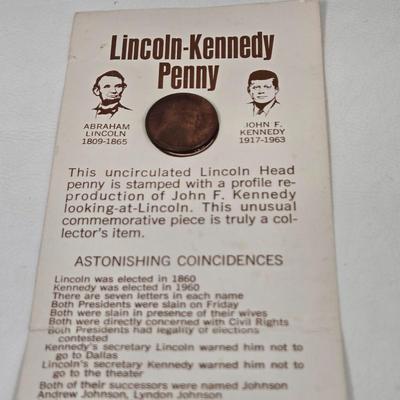 LOT 113: American President Coin Collection, Lincoln Kennedy Penny, and More