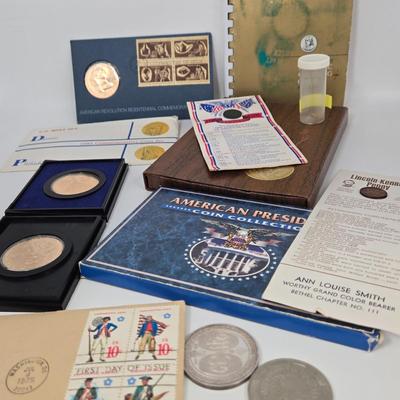 LOT 113: American President Coin Collection, Lincoln Kennedy Penny, and More