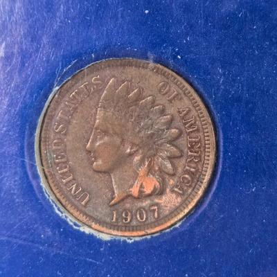 LOT 114: Indian Head Princess Coin, Indian Head Penny Collection, and More