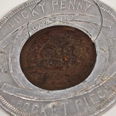 LOT 114: Indian Head Princess Coin, Indian Head Penny Collection, and More