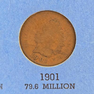 LOT 114: Indian Head Princess Coin, Indian Head Penny Collection, and More