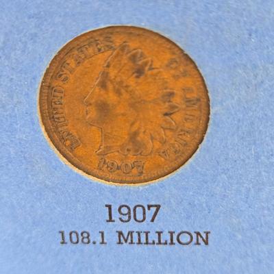 LOT 114: Indian Head Princess Coin, Indian Head Penny Collection, and More