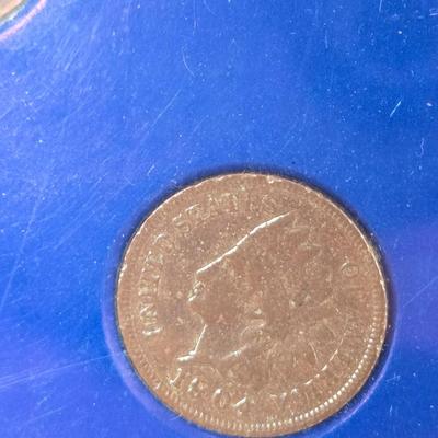 LOT 114: Indian Head Princess Coin, Indian Head Penny Collection, and More