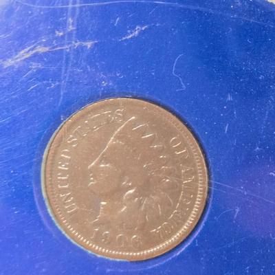 LOT 114: Indian Head Princess Coin, Indian Head Penny Collection, and More