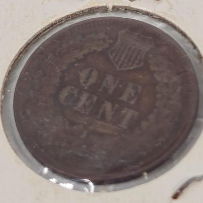 LOT 114: Indian Head Princess Coin, Indian Head Penny Collection, and More