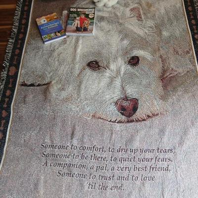Westie Dog Lover’s Bundle – Blanket, Books, Pillow & Plush