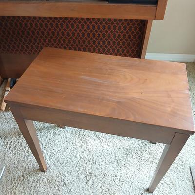 Vintage Hammond Colonnade 2202 Organ with Bench & Sheet Music Lot