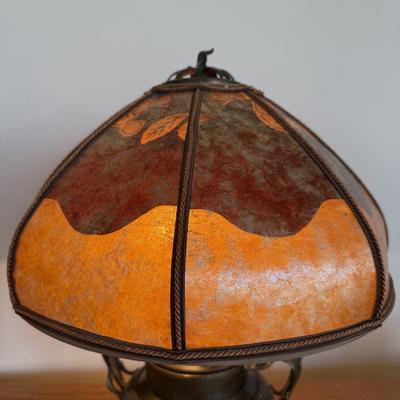 Arts & Crafts Table Lamp with Mica Shade (FP-BM)