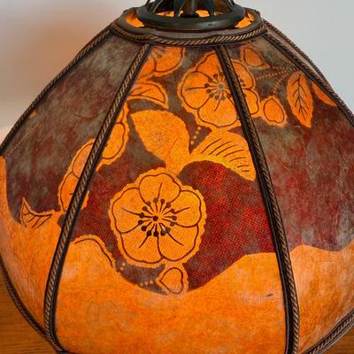Arts & Crafts Table Lamp with Mica Shade (FP-BM)