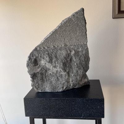 Granite Winged Bust Sculpture with Stand (FP-DZ)
