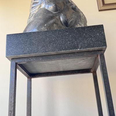 Granite Winged Bust Sculpture with Stand (FP-DZ)