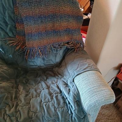 La-Z-Boy Teal Recliner Chair