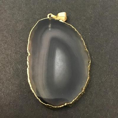 Glass and stone pendant lots