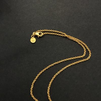 Beautiful Danberry, mint Gold plated, forever diamond necklace