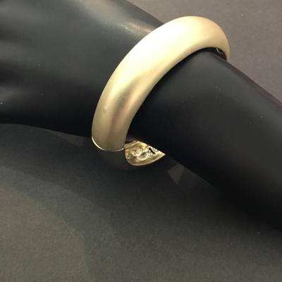 Lauren Conrad Satin gold, toned, stretch, bangle, bracelet