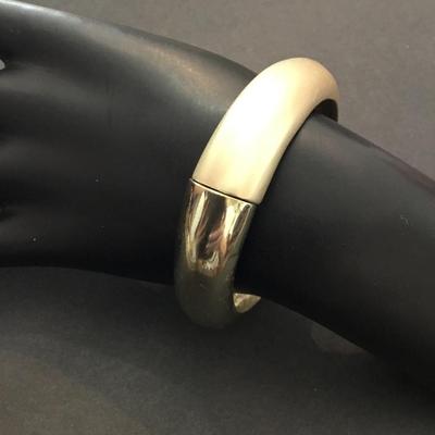 Lauren Conrad Satin gold, toned, stretch, bangle, bracelet