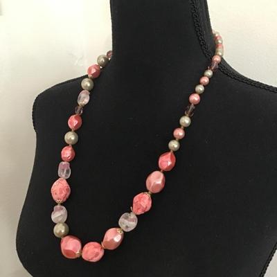 Vintage japan faux bead necklace