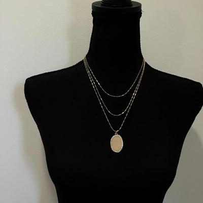 Sugar Fix multi layered faux stone, necklace