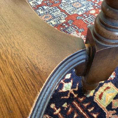 Triangular Two Tiered Side Table (FP-BM)