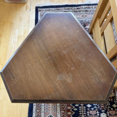 Triangular Two Tiered Side Table (FP-BM)