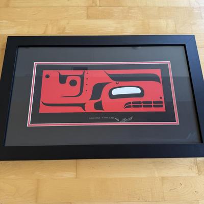 "Killer Whale - Love is Red" Signed & Numbered Print by Carl Stromquist (FP-BM)
