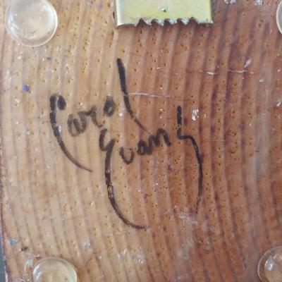 Signed Block Art by Carol Evans (FP-BBL)
