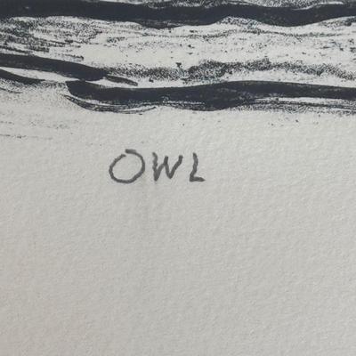 “Owl” Signed and Numbered Print by Otis Dozier (PC-DZ)