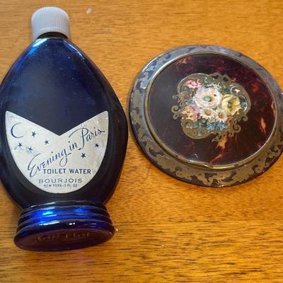 Paris perfume and compact