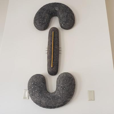 Thomas Kerrigan Abstract Three-Piece Ceramic Wall Art (FP-DZ)