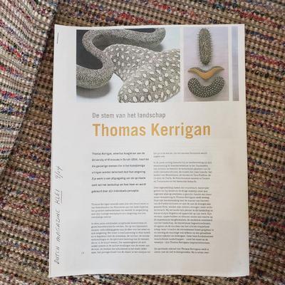 Thomas Kerrigan Abstract Three-Piece Ceramic Wall Art (FP-DZ)