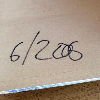 "Village of Art in a Box" Signed Painted Wooden Block Art (FP-DZ)