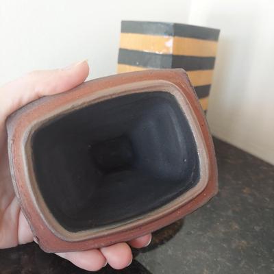 Terracotta Lidded Art-Piece Canisters by Stacy Snyder (GB-BBL)