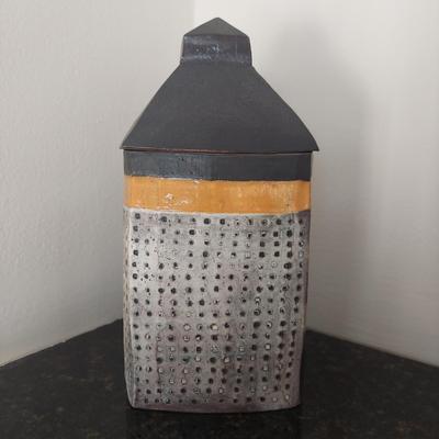 Terracotta Lidded Art-Piece Canisters by Stacy Snyder (GB-BBL)