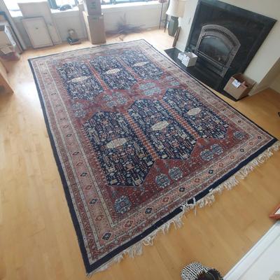 Hand Woven Wool Area Rug (FP-BBL)