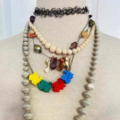 BIG Mixed Lot Necklaces - Vintage, Chains, Beads, Contemporary